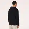 קפוצ'ון אוקלי שחור OAKLEY TEDDY FULL ZIP HODDIE דוגמן זווית אחורית