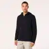 קפוצ'ון אוקלי שחור OAKLEY TEDDY FULL ZIP HODDIE דוגמן זווית קדמית