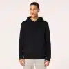 קפוצ'ון אוקלי שחור OAKLEY TEDDY FULL ZIP HODDIE דוגמן זווית קדמית