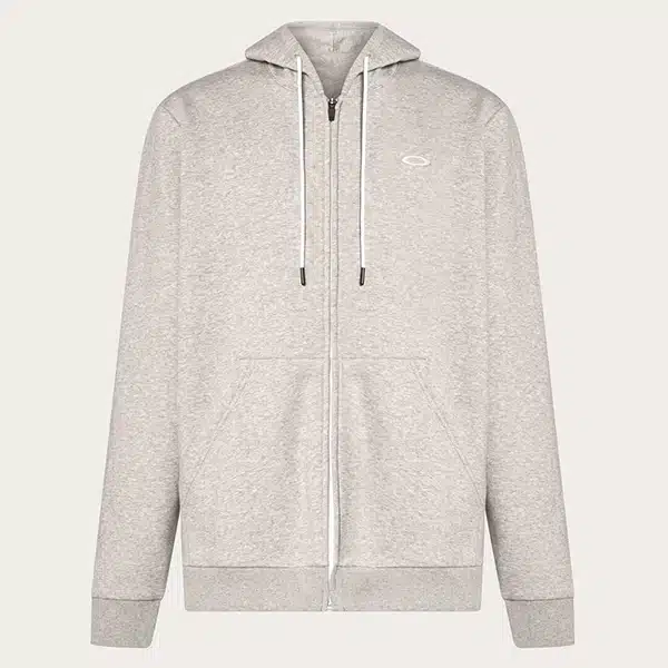 קפוצ'ון אוקלי אפור RELAX FULL ZIP HOODIE 2.0 זווית קדמית