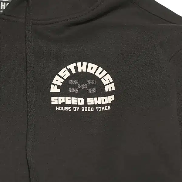 קפוצ׳ון פסטהאוס שחור FASTHOUSE Iron Steed Hooded Pullover Black עיצוב קידמי