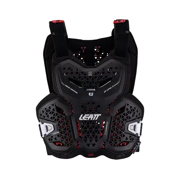 מגן חזה ליט שחור Leatt 4.5 Evo Black חדש לגמרי לשנת 2025
