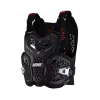 מגן חזה ליט שחור Leatt 4.5 Evo Black במבט קידמי