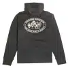 קפוצ׳ון רוכסן פסטהאוס שחור FASTHOUSE Mod Hooded Zip-Up Fleece Black אחורה