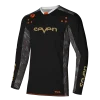 חולצת רכיבה סבן שחור/ברנדי RIVAL CLASH JERSEY BLACK/BRANDY זווית קדמית