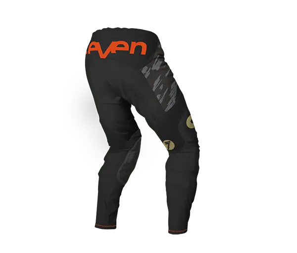 מכנס רכיבה סבן שחור/ ברנדיRIVAL CLASH PANT BLACK/BRANDY זווית אחורית