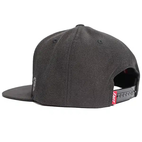 כובע פסטהאוס שחור FASTHOUSE Racing Crew Hat Black אחורה מתכוונן