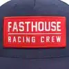 כובע פסטהאוס כחול FASTHOUSE Racing Crew Hat Navy לוגו מקרוב