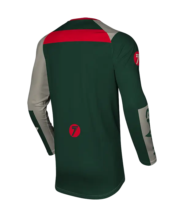 חולצה רכיבה סבן VOX FRACTURE JERSEY FOREST/BONE זווית אחורית