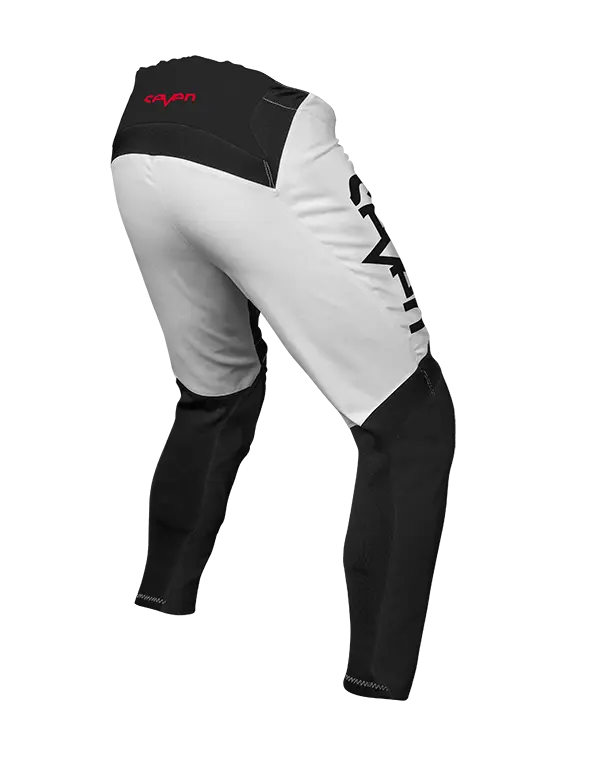 מכנסי רכיבה סבן שחור/לבן VOX FRACTURE PANT BLACK/WHITE זווית אחורית