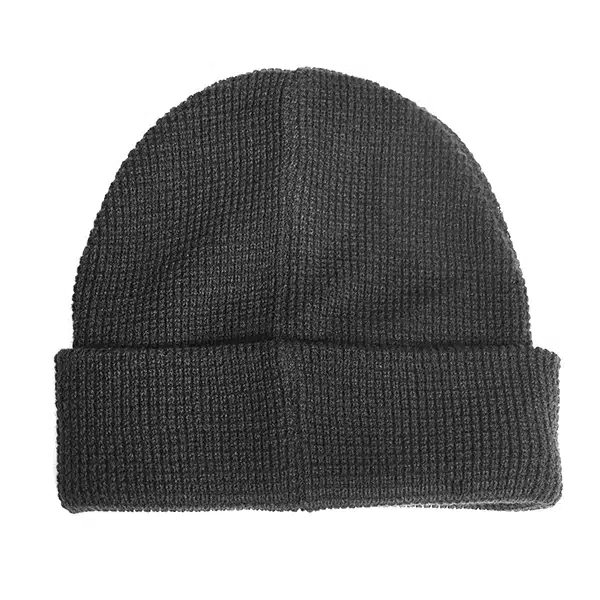 כובע גרב פסטהאוס שחור FASTHOUSE Waffle Beanie Vintage Black מאחורה