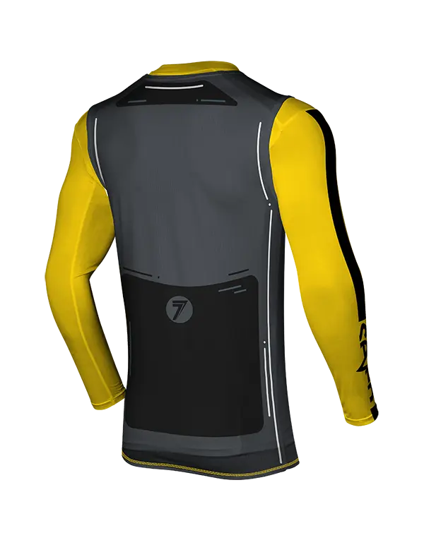 גופייה סבן שחור ZERO HIJACK OVERJERSEY BLACK זווית אחורית