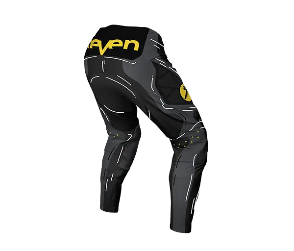 מכנס רכיבה סבן שחור ZERO HIJACK PANT BLACK זווית אחורית