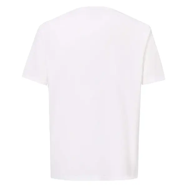 חולצה קצרה אוקלי לבן OAKLEY O BARK 2.0 מאחורה