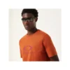 חולצה קצרה אוקלי כתום OAKLEY O BARK 2.0 דוגמן מקדימה מקרוב