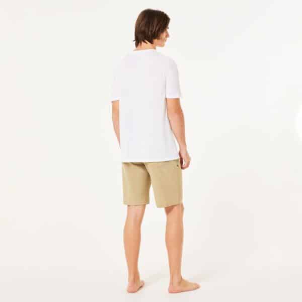 מכנס קצר אוקלי בז' Oakley Baseline Hybrid 21 דוגמן מאחורה