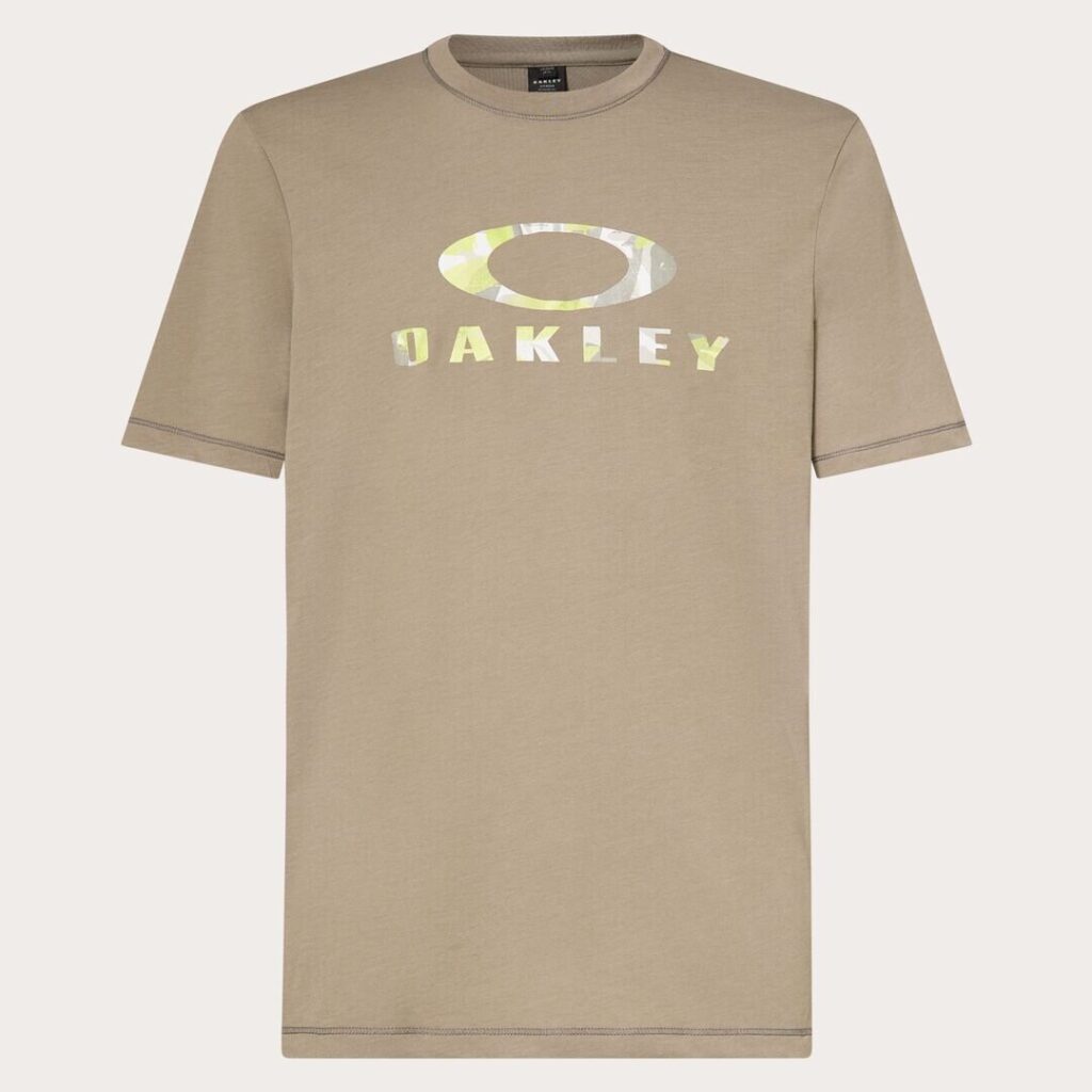 חולצה קצרה ירוק אוקלי OAKLEY BARK SUN TEE BOULDER GREEN מקדימה