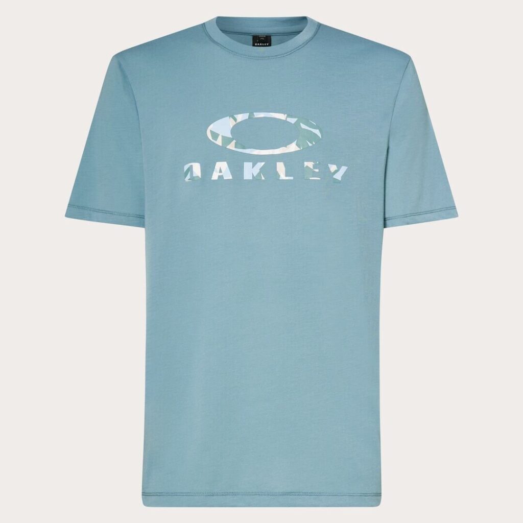 חולצה קצרה טורקיז אוקלי OAKLEY BARK SUN TEE PACIFIC מקדימה