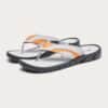 כפכפים אוקלי אפור/כתום OAKLEY O COIL SANDAL זוג מקדימה פונה שמאלה