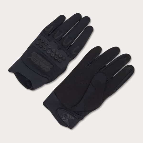 כפפות רכיבה אוקלי שחור OAKLEY SWITCHBACK MTB GLOVE 2.0 צד פנימי וחיצוני