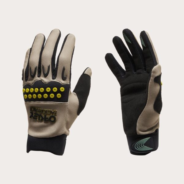 כפפות רכיבה אוקלי חום OAKLEY SWITCHBACK MTB GLOVE 2.0 צד חיצוני ופנימי