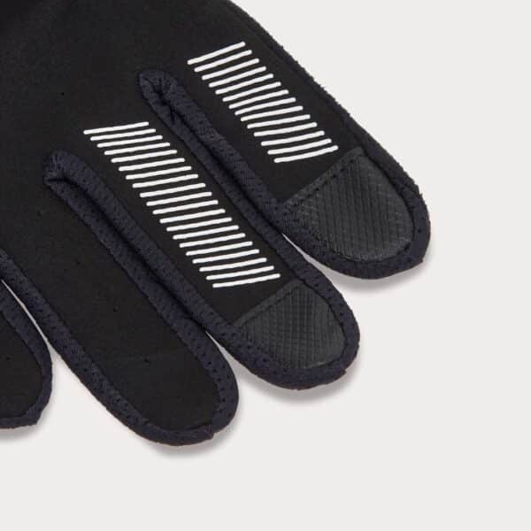כפפות רכיבה אוקלי שחור/לבן OAKLEY ALL MOUNTAIN MTB GLOVE פנים הכפפה מקרוב