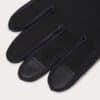 כפפות רכיבה אוקלי שחור OAKLEY ALL MOUNTAIN MTB GLOVE אצבעות צד שמאל מקרוב