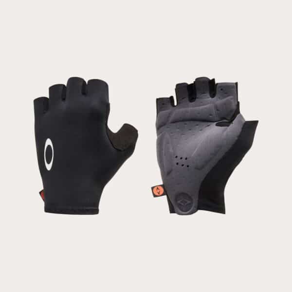 כפפות רכיבה אוקלי שחור OAKLEY DROP ROAD GLOVE 2.0 צד פנימי וצד חיצוני
