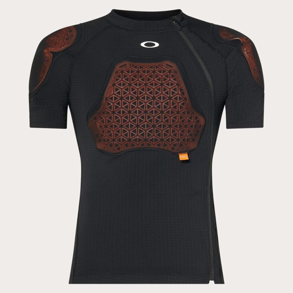 חליפת לחץ קצרה אוקלי שחור OAKLEY DROP IN D3O FULL IMPACT SHIRT