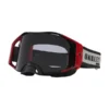 משקף אבק אוקלי אדום/אפור OAKLEY AIRBRAKE MX TLD GREY BLOCKS W/LIGHT GREY פונה שמאלה