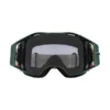 משקף אבק לאופניים OAKLEY AIRBRAKE MTB BLACK GREEN W/LIGHT GREY מקדימה