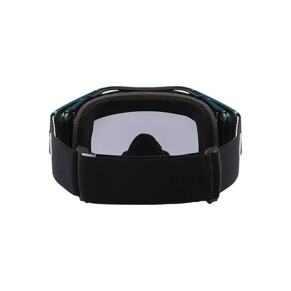 משקף אבק לאופניים OAKLEY AIRBRAKE MTB BLACK GREEN W/LIGHT GREY מאחורה