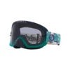 משקף אבק אוקלי כחול/ירוק OAKLEY O FRAME 2.0 PRO MX TLD PIXEL W/LIGHT GREY פונה שמאלה