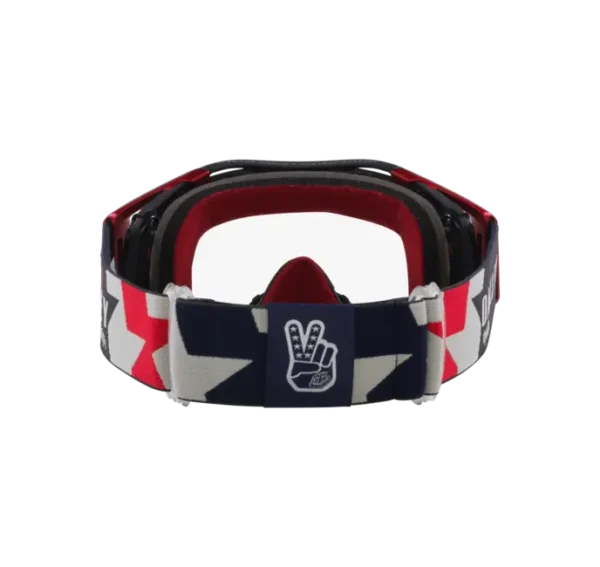 משקפי רכיבה Oakley – מבט אחורי עם רצועת סיליקון כפולה וספוג פנים