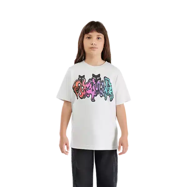 חולצה קצרה ילדים פוקס אפור בהיר – FOX Youth Future