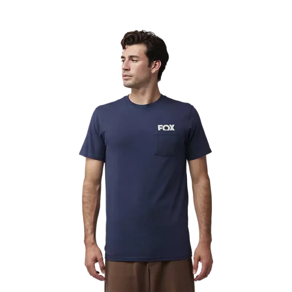 חולצה קצרה פוקס כחול – FOX Big F Premium דוגמן