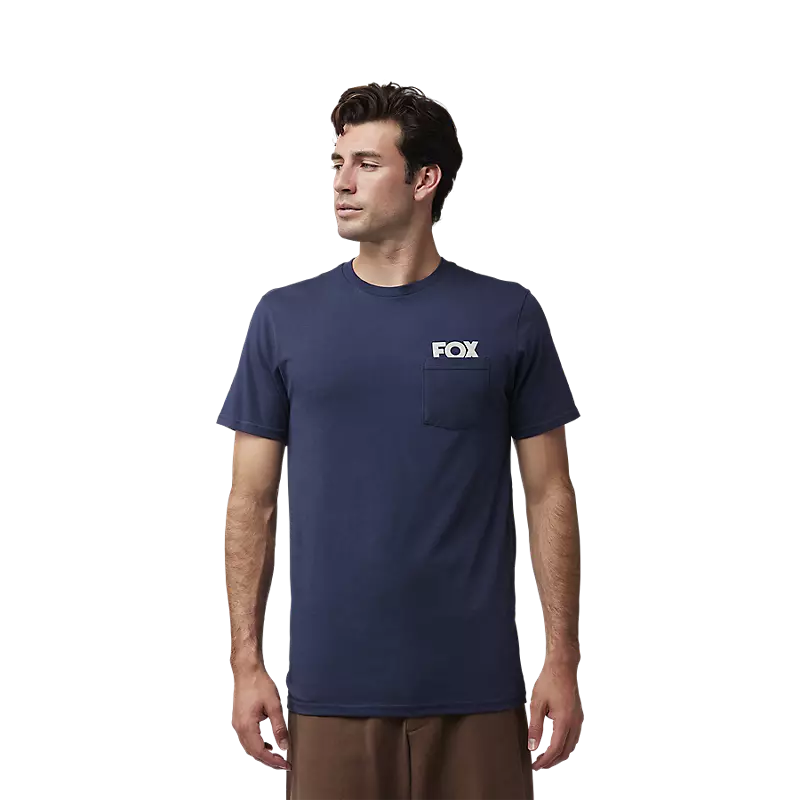 חולצה קצרה פוקס כחול – FOX Big F Premium דוגמן