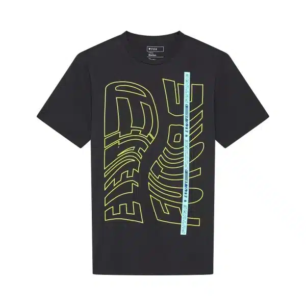 חולצה קצרה פוקס שחור – FOX Elevated Premium