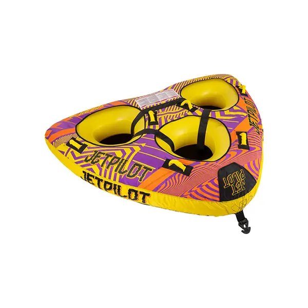 אבוב 3 מקומות Jetpilot Wizzy Dizzy 3 Towable - Orange/Purple