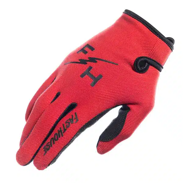 כפפות רכיבה פסטהאוס אדום – Fasthouse Carbon Eternal Glove Red צד ימין