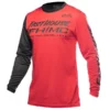 חולצת רכיבה פסטהאוס אדום/שחור - Fasthouse Carbon Method LS Jersey Red/Black מקדימה