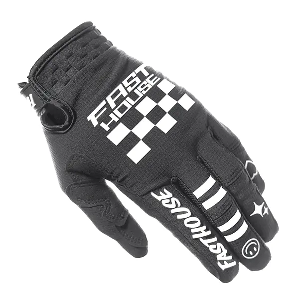 כפפות רכיבה פסטהאוס שחור – Fasthouse Elrod Xenon Glove צד שמאל