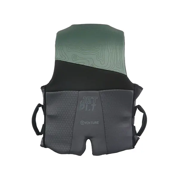 מבט אחורי על ידית Rescue Handle בגב האפוד