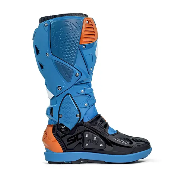 מגפיים לשטח כחול / ברונזה SIDI CROSSFIRE 3 SRS צד שמאל חלק פנימי