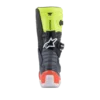 מגפיים לילדים אלפינסטארס טק 7s אפור/אדום/צהוב - Alpinestars Tech 7s Youth Gray/Red/Yel מבט אחורי
