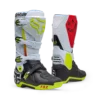 מגפי רכיבה פוקס אדום שחור לבן – FOX RACING MOTION HELLO FUTURE BOOT