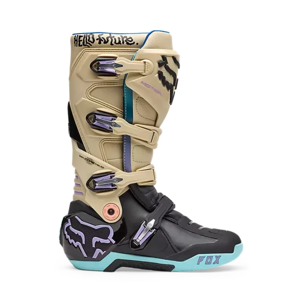 מגפי רכיבה פוקס מושן חום – FOX RACING MOTION HELLO FUTURE BOOT מגף בודד