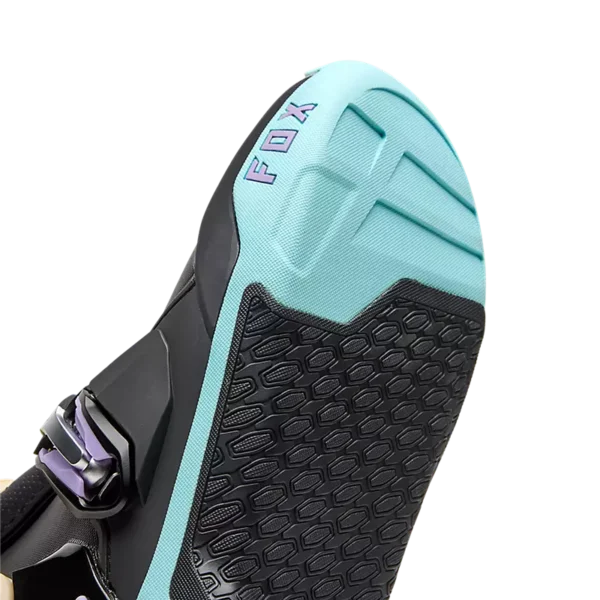 מגפי רכיבה פוקס מושן חום – FOX RACING MOTION HELLO FUTURE BOOT תקריב סוליה