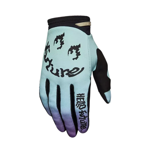 כפפות רכיבה פוקס כחול בהיר – FOX RACING 180 HELLO FUTURE GLOVE (LT BLU)