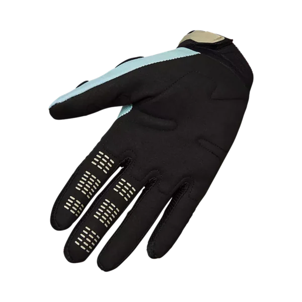 כפפות רכיבה פוקס כחול בהיר – FOX RACING 180 HELLO FUTURE GLOVE (LT BLU) מבט כף יד